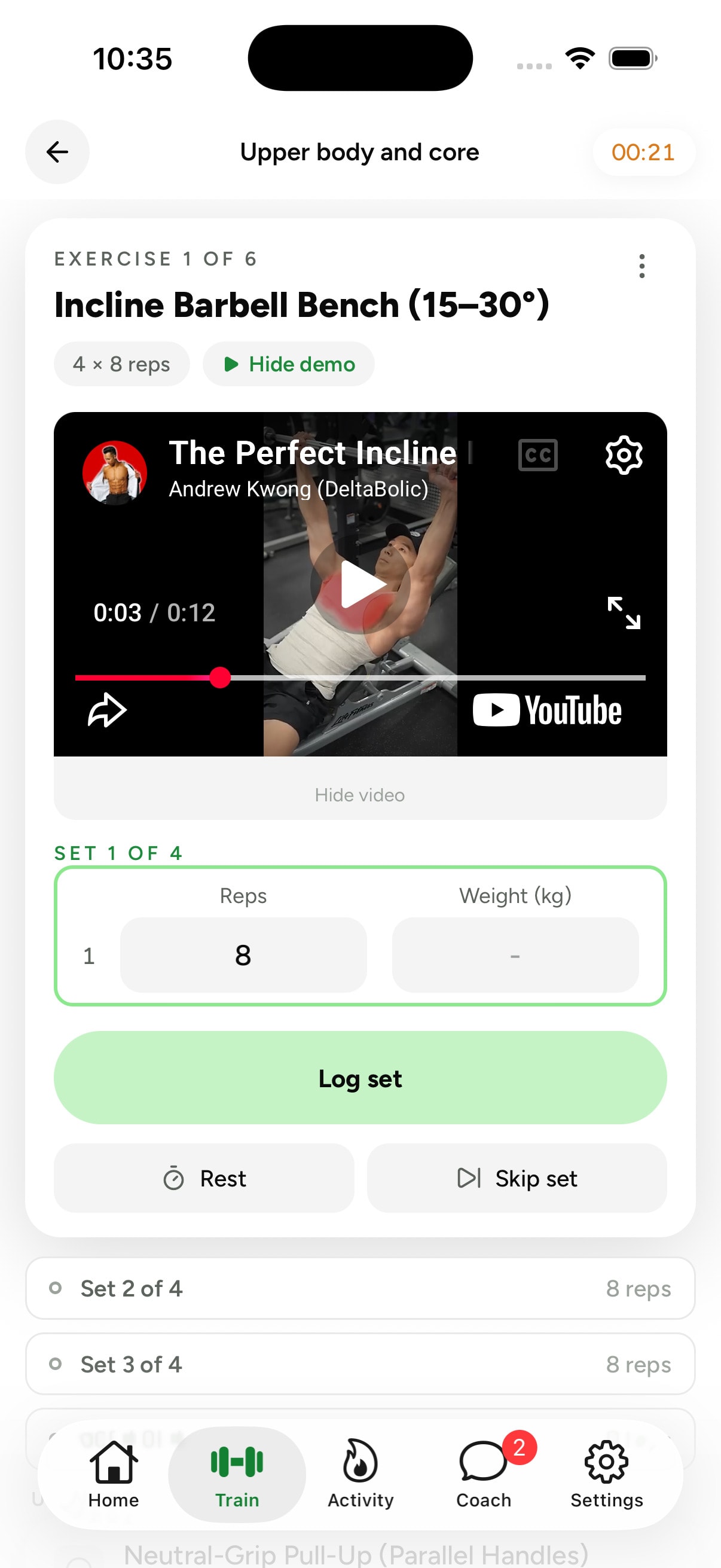 Loha workout player